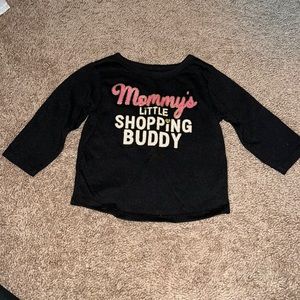Garanimals 0-3 mo shirt black